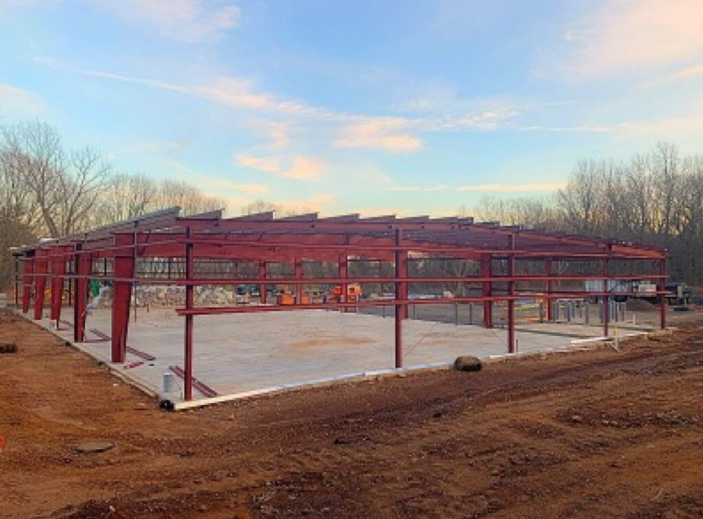 Maintenance-Facility-Framing - Milestone Construction Services, LLC